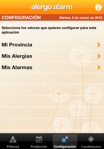Configuración