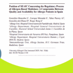 La SEAIC y el proceso regulatorio de los medicamentos basados en alérgenos en España